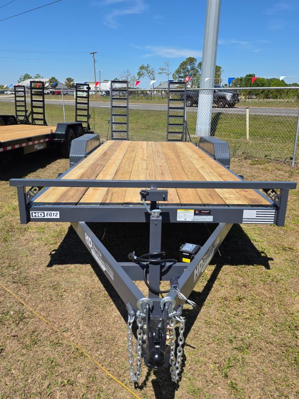 7x20 12k Equipment Trailer - Gray - Image 2