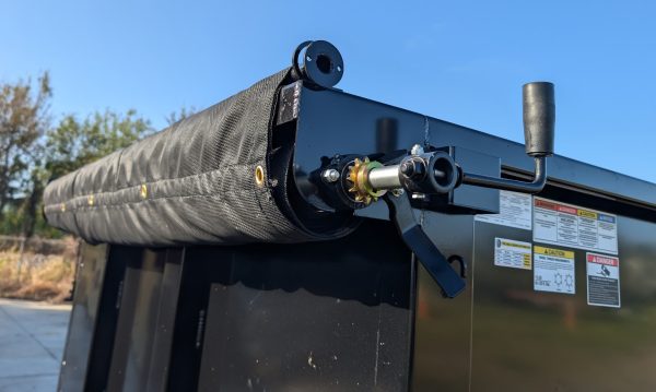 7x16 14k Dump Trailer - Black - Image 4