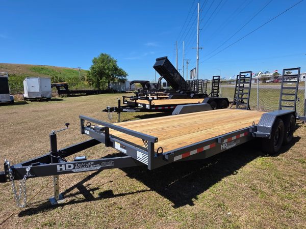 7x20 12k Equipment Trailer - Gray - Image 4