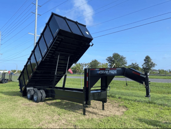 8x20 26k Gooseneck Dump Trailer