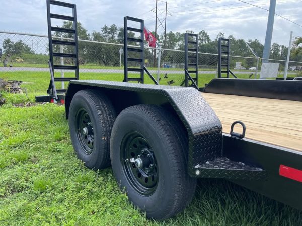 7x20 12k Equipment Trailer Black - Image 2