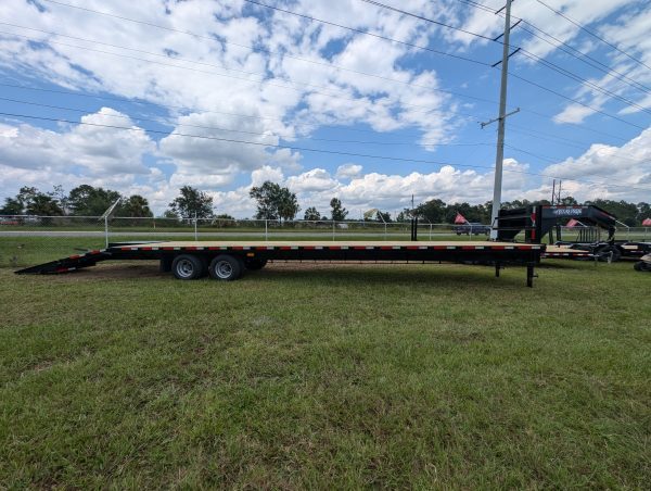 8.5x40' 26k Flatbed Gooseneck Trailer - Image 4
