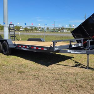 7x20 12k Equipment Trailer - Gray