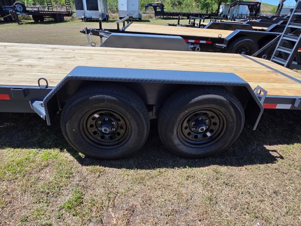 7x20 12k Equipment Trailer - Gray - Image 5