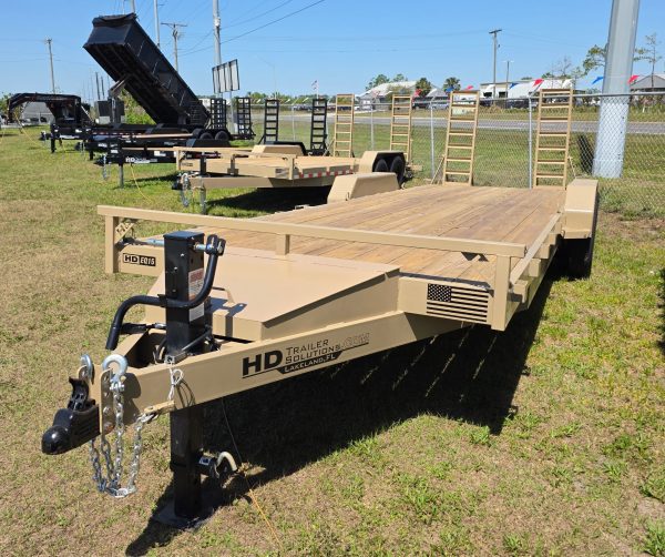 7x24 15k Equipment Trailer - Tan