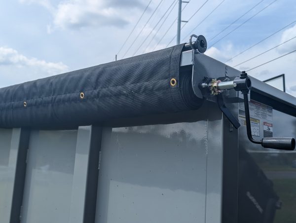 7x16 14k Dump Trailer - Gray - Image 6