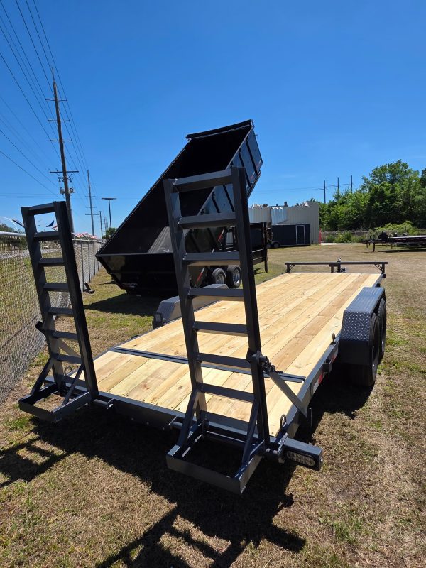 7x20 12k Equipment Trailer - Gray - Image 9