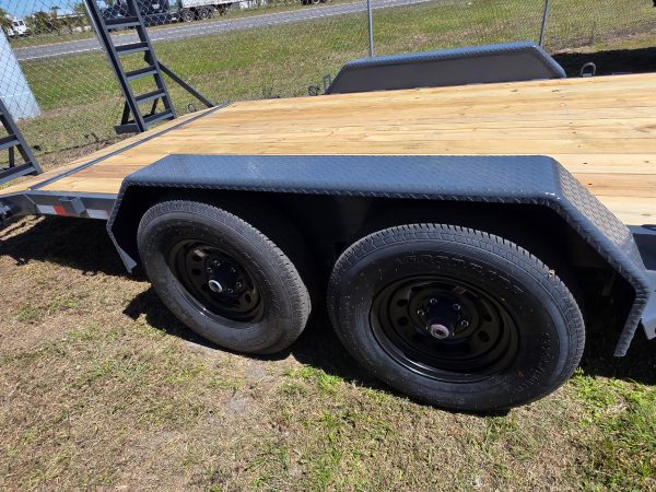 7x20 12k Equipment Trailer - Gray - Image 6