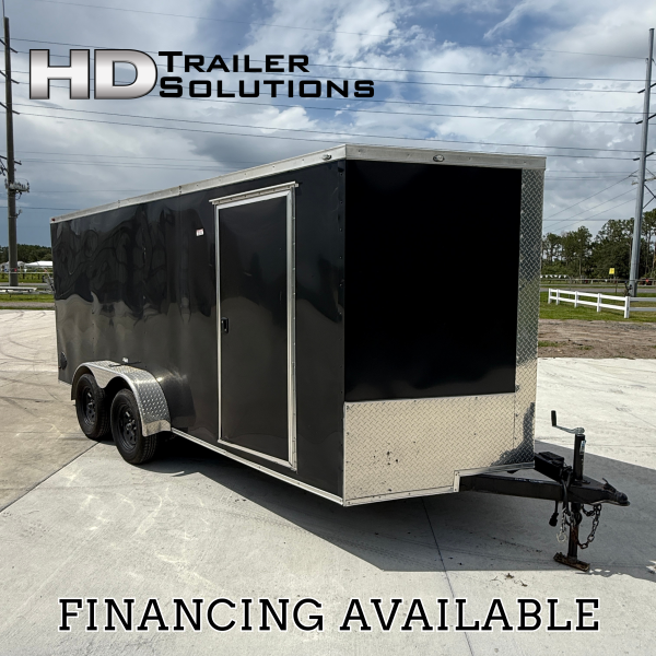 7x16 7k Enclosed Trailer - Used
