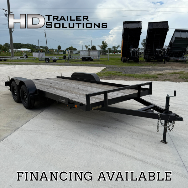 7x16 Utility Trailer – 7,000 GVWR (Used) | Toy Hauler-Style