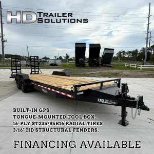 7x24 17.5k Equipment Trailer - Premium