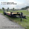 7x28 21k Equipment Trailer - Triple Axle