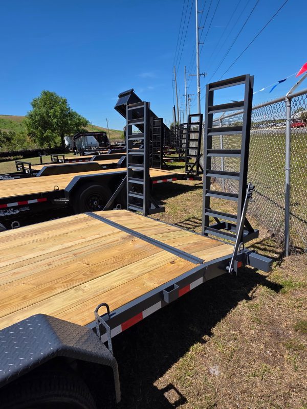 7x20 12k Equipment Trailer - Gray - Image 8