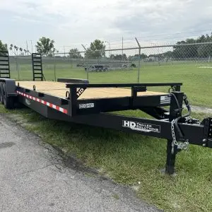 7x28 21k Equipment Trailer - Triple Axle