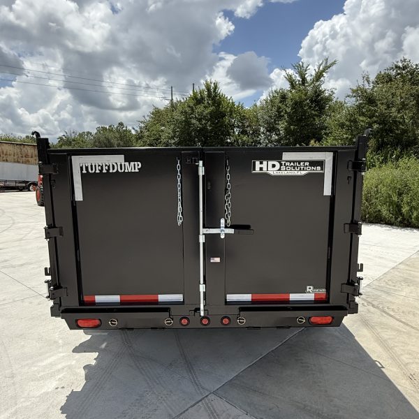 Tuff Dump 7x16 14k Dump Trailer - Black - Image 3
