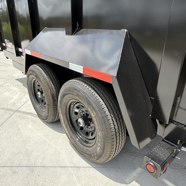 Tuff Dump 7x16 14k Dump Trailer - Black - Image 6