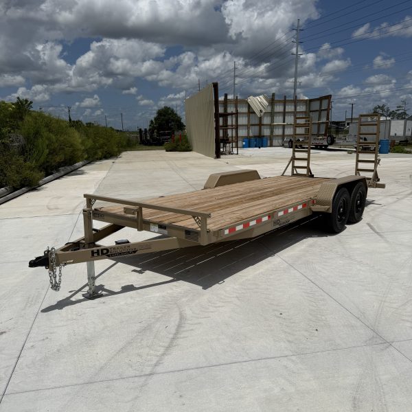 7x20 12k Equipment Trailer - Tan - Image 4