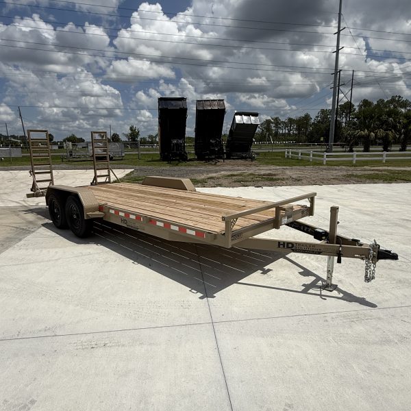 7x20 12k Equipment Trailer - Tan - Image 2
