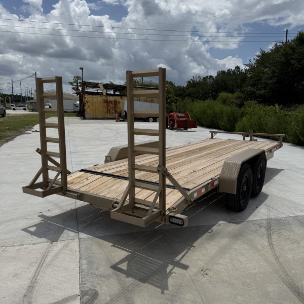 7x20 12k Equipment Trailer - Tan - Image 3