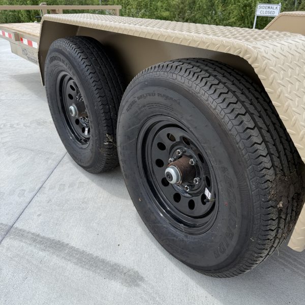 7x24 17.5k Equipment Trailer - Tan - Image 5