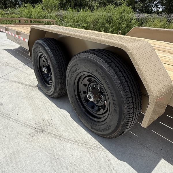 7x24 15k Equipment Trailer - Tan - Image 3