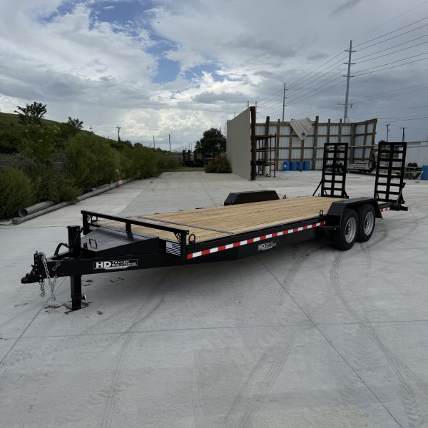 7x24 17.5k Equipment Trailer - Premium, Self Cleaning Dovetail - Image 3