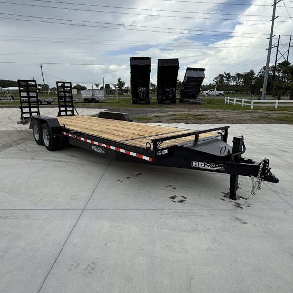 7x24 17.5k Equipment Trailer - Premium, Self Cleaning Dovetail - Image 6
