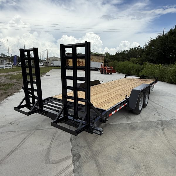 7x24 17.5k Equipment Trailer - Premium, Self Cleaning Dovetail - Image 7