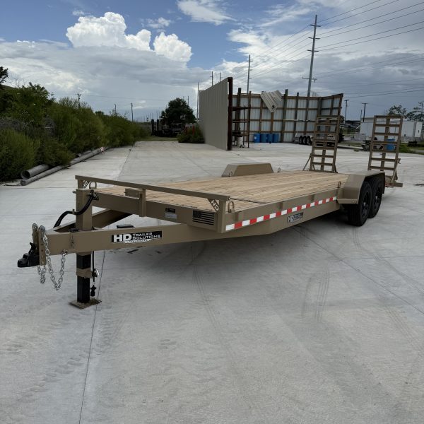 7x24 17.5k Equipment Trailer - Tan - Image 4