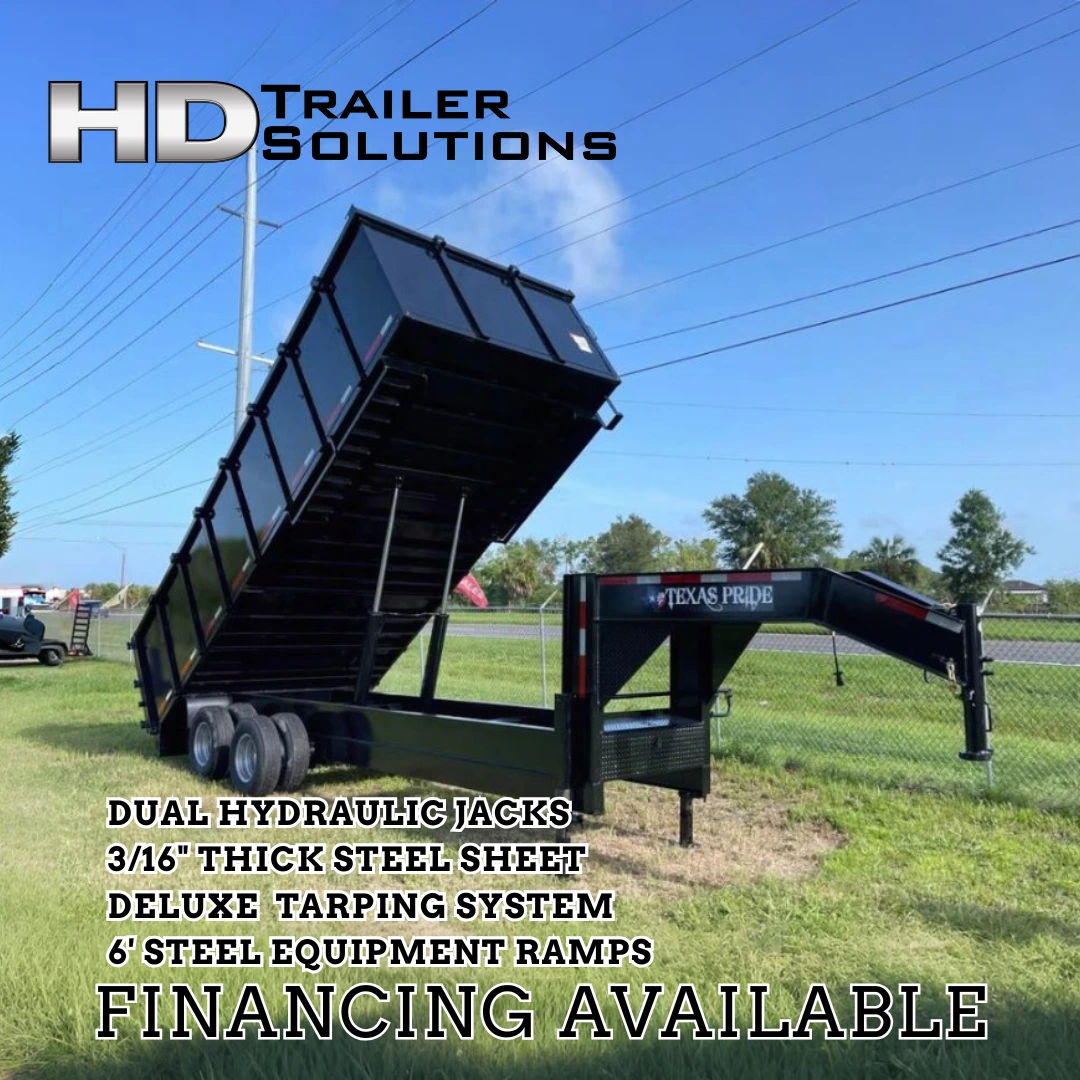 8x20 26k Gooseneck Dump Trailer