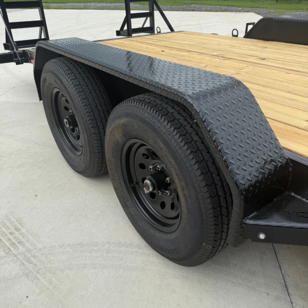 7x20 12k Equipment Trailer Premium - Black - Image 2