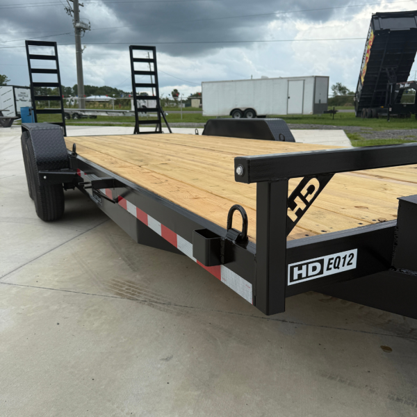 7x20 12k Equipment Trailer Premium - Black - Image 3