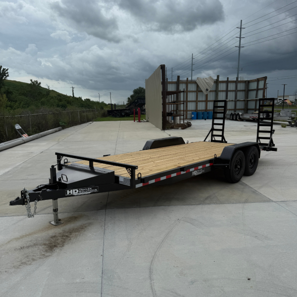7x20 12k Equipment Trailer Premium - Black - Image 4