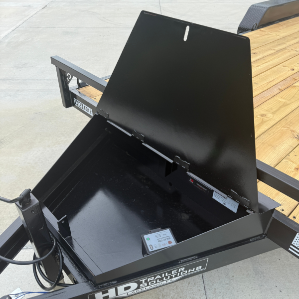7x20 12k Equipment Trailer Premium - Black - Image 5