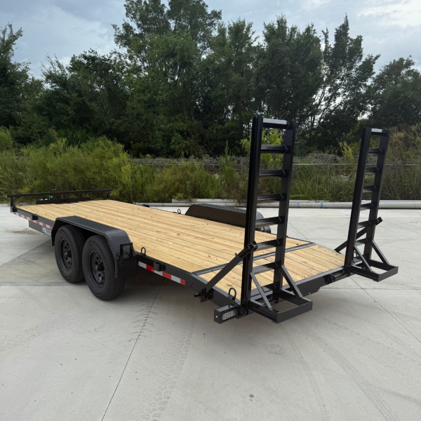 7x20 12k Equipment Trailer Premium - Black - Image 7