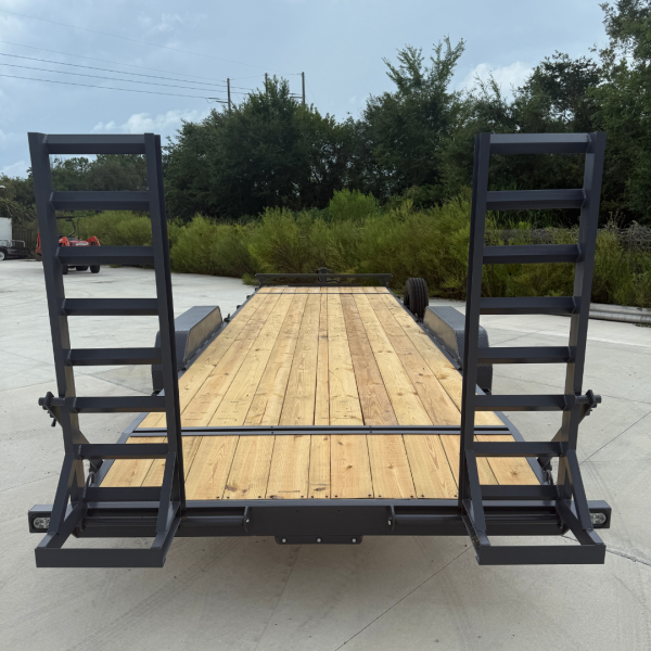 7x24 15k Equipment Trailer With Tool Box - Gray - Image 4