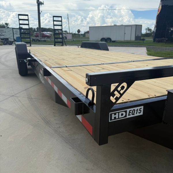 7x26 15k Equipment Trailer Premium - Black - Image 2