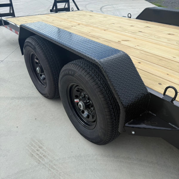 7x26 15k Equipment Trailer Premium - Black - Image 5