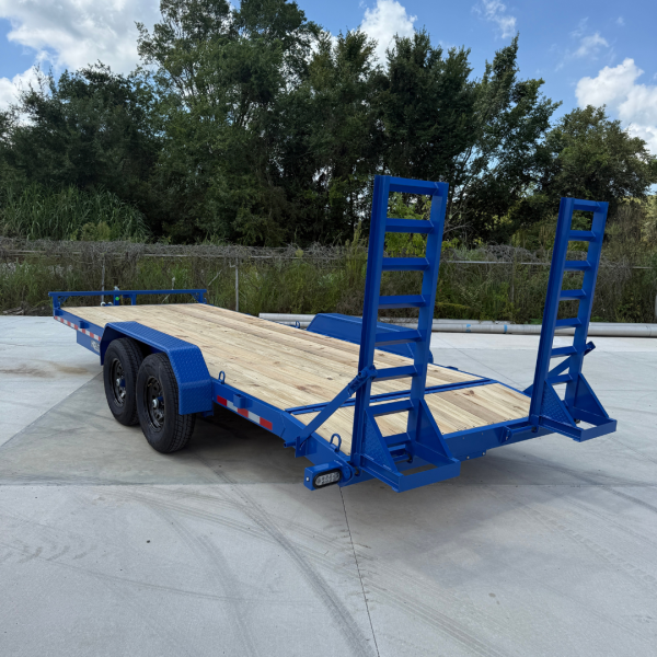7x20 14k Equipment Trailer - Blue - Image 5