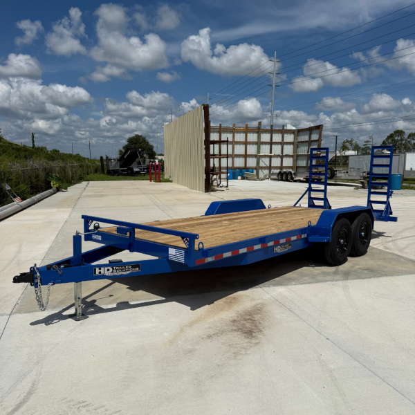 7x20 14k Equipment Trailer - Blue - Image 6