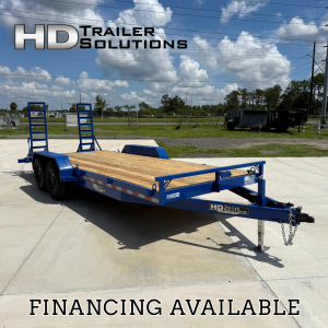 7x20 14k Equipment Trailer - Blue
