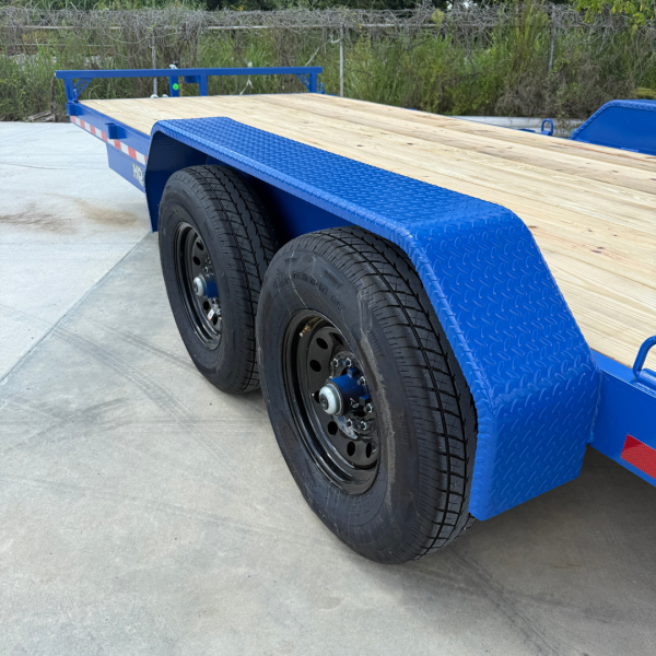 7x20 14k Equipment Trailer - Blue - Image 2