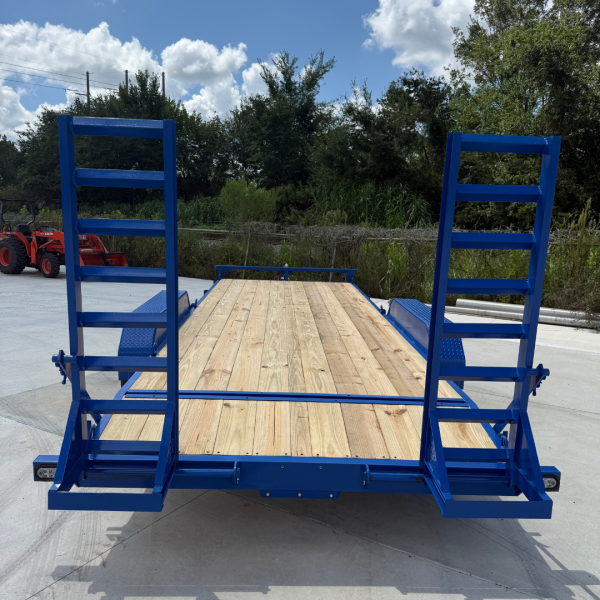 7x20 14k Equipment Trailer - Blue - Image 4
