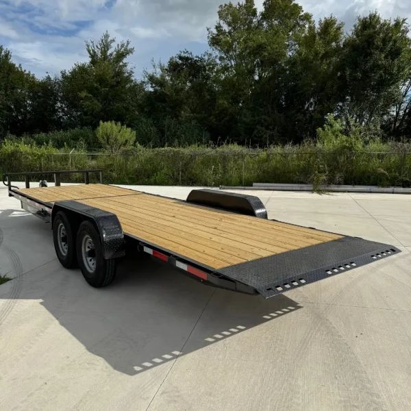 7x25 18k Tiltdeck Trailer Texas Pride - Black - Image 3