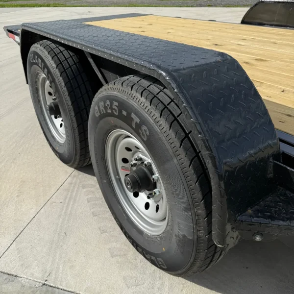 7x25 18k Tiltdeck Trailer Texas Pride - Black - Image 4