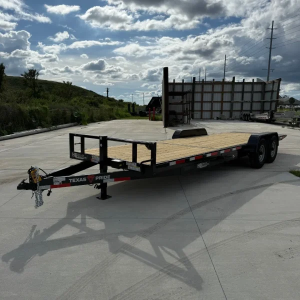 7x25 18k Tiltdeck Trailer Texas Pride - Black - Image 7