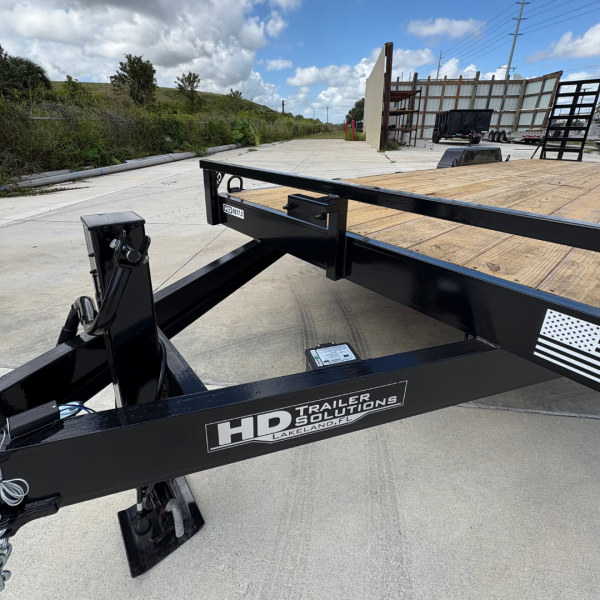 7x24 17.5k Equipment Trailer 25"W Ramps - Black - Image 6