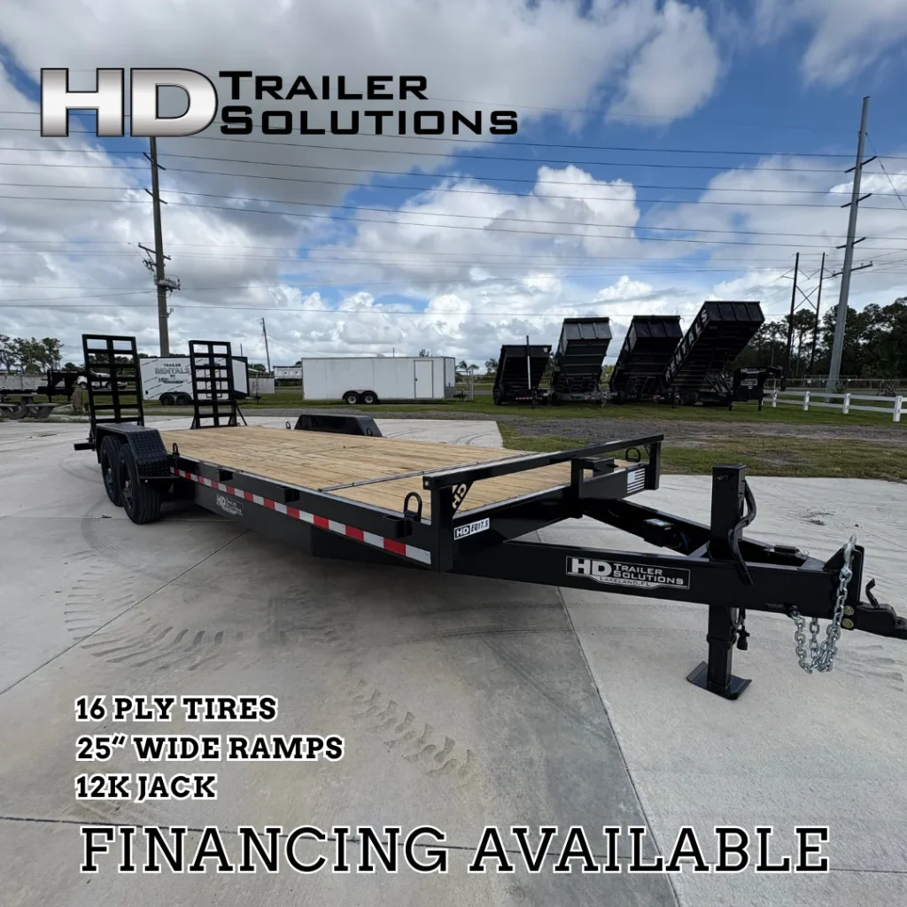7x24 17.5k Trailer Black