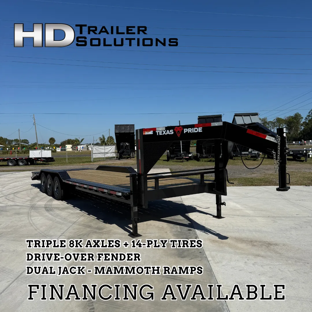 8.5×30 24K Texas Pride Lowboy Gooseneck