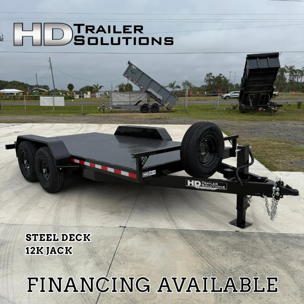 7×14 14K Equipment Trailer